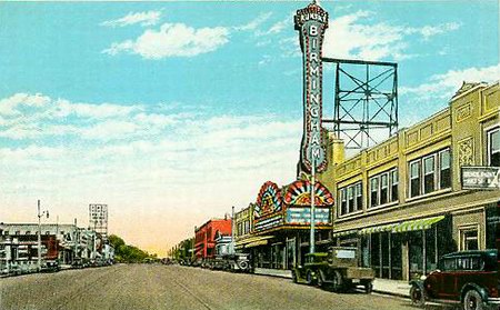 Birmingham Theatre - Old Post Card View